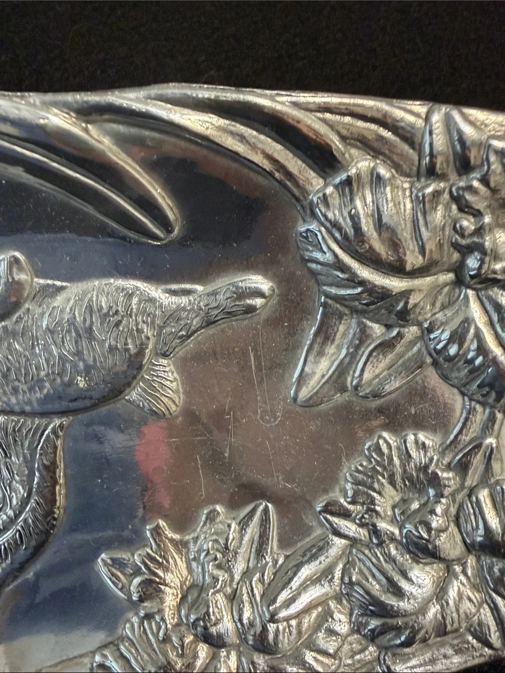 Arthur Court Bunny Family Decorative Tray